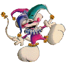 diddl clown springend
